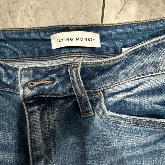 Flying Monkey Blue Flare Jeans - Picture 6 of 10